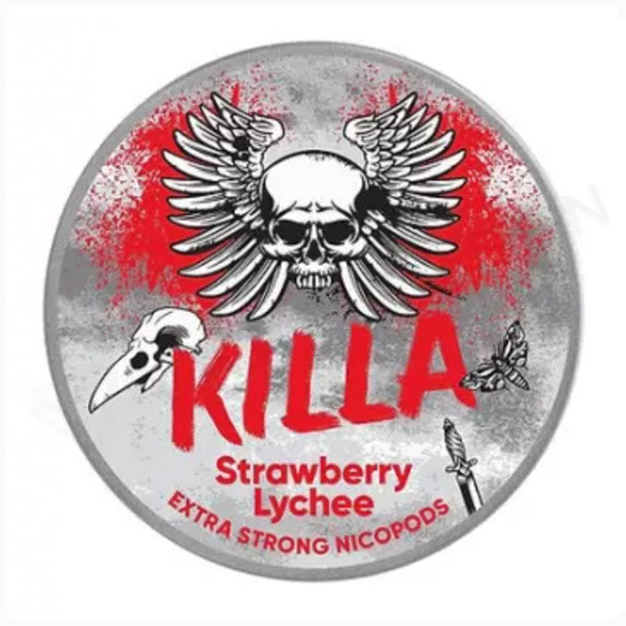 Killa Nicotine Pouches - Strawberry Lychee