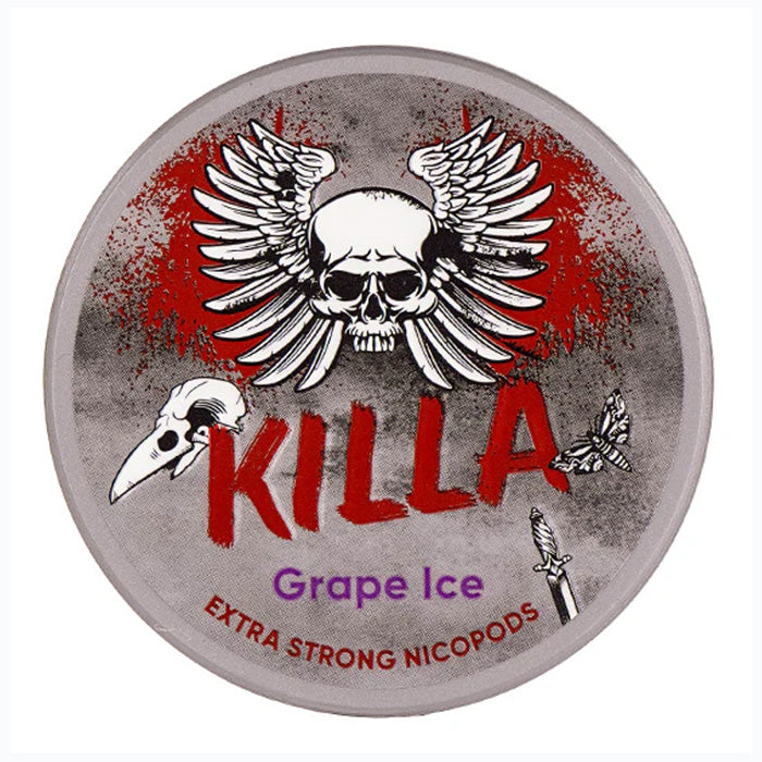 Killa Nicotine Pouches - Grape Ice