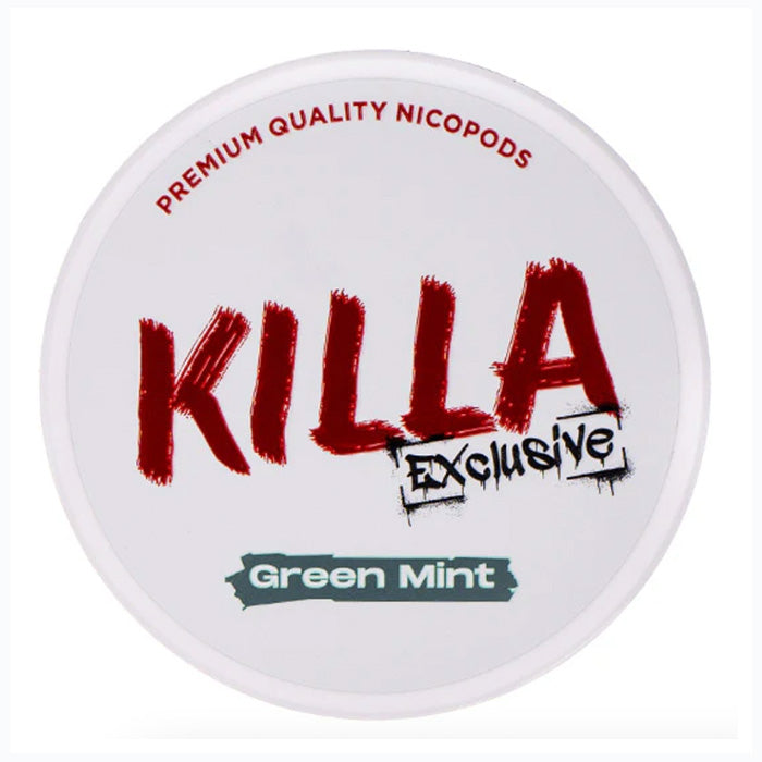 Killa Nicotine Pouches - Green Mint